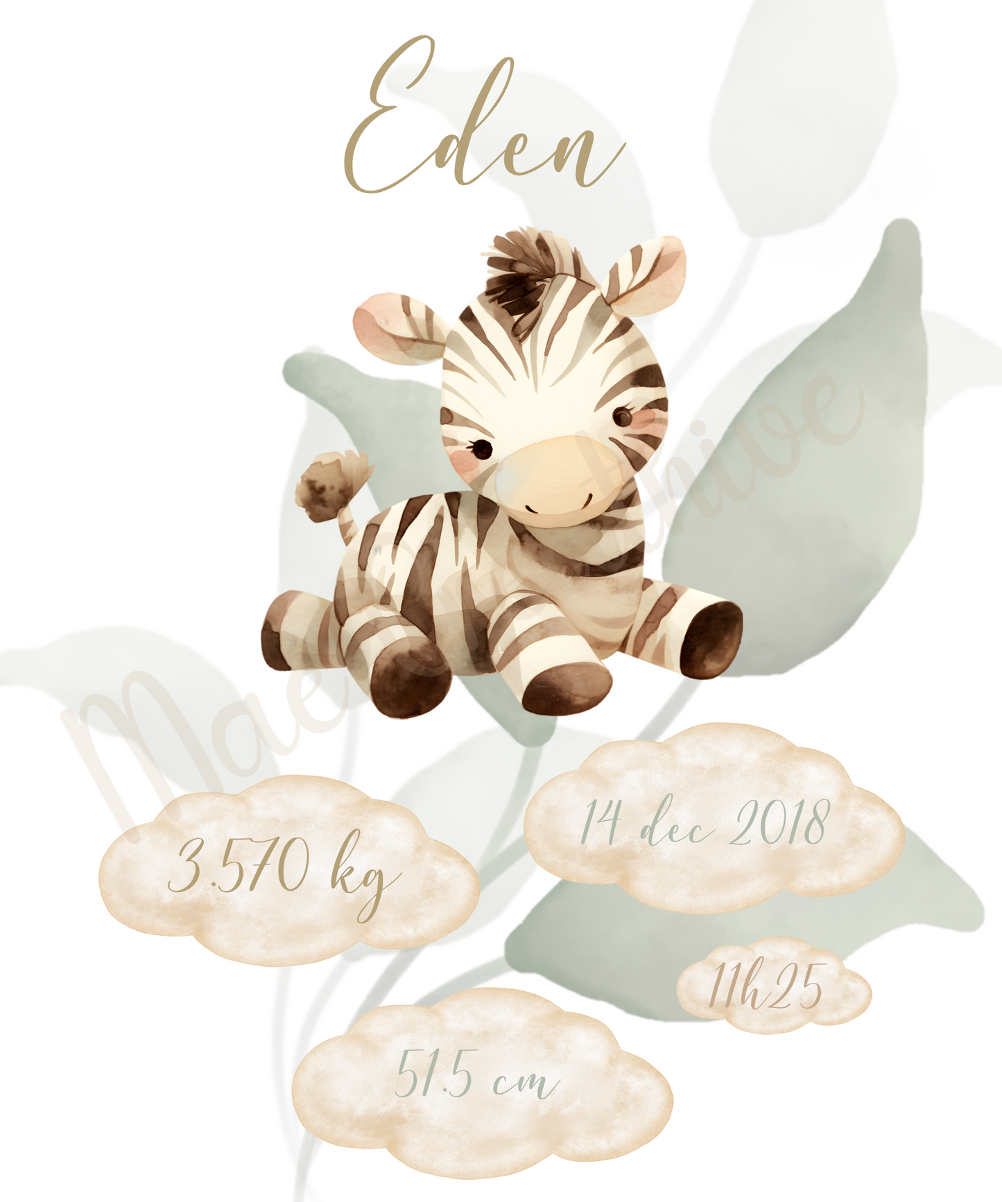 Affiche Animaux A4
