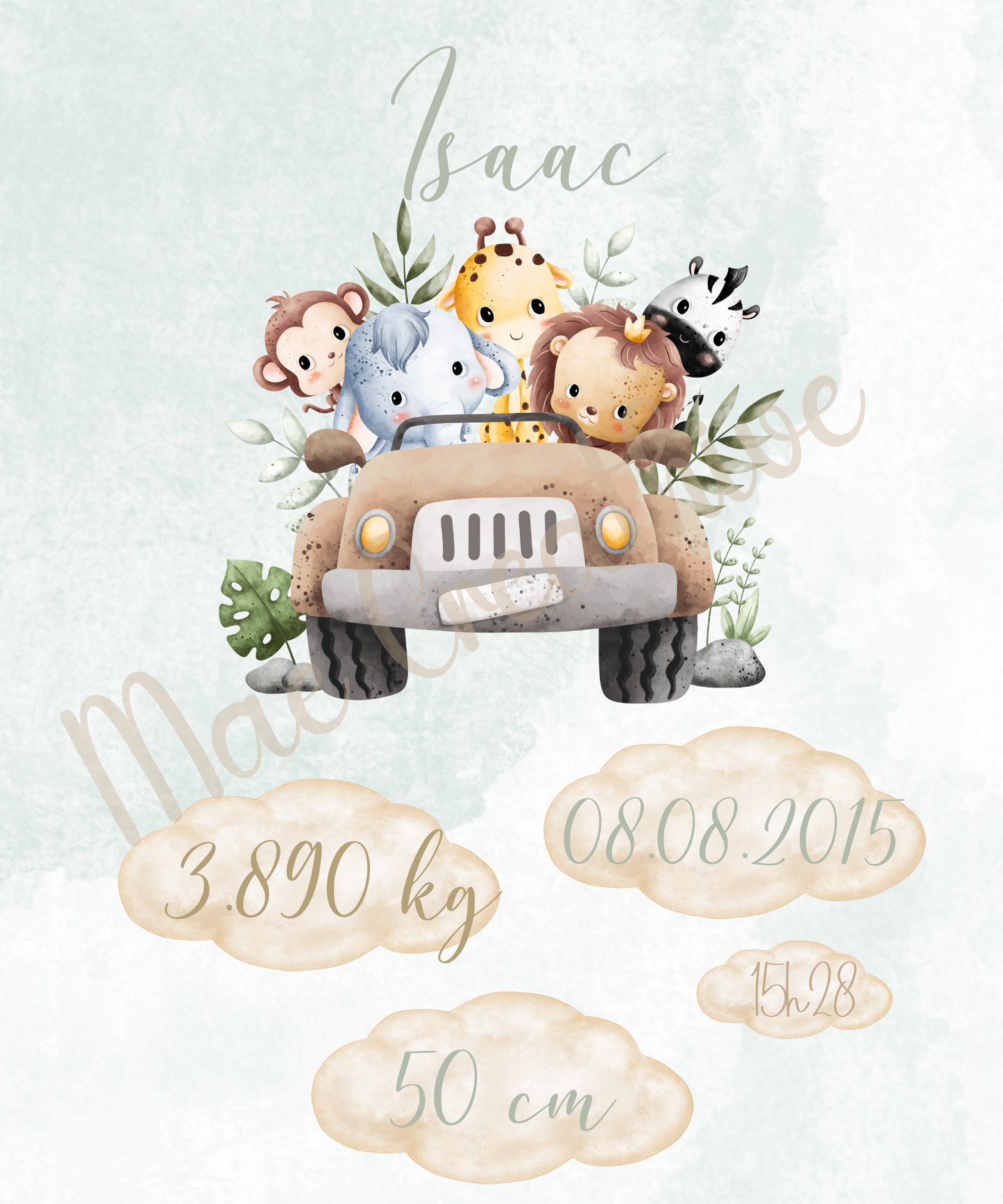 Affiche Animaux A4