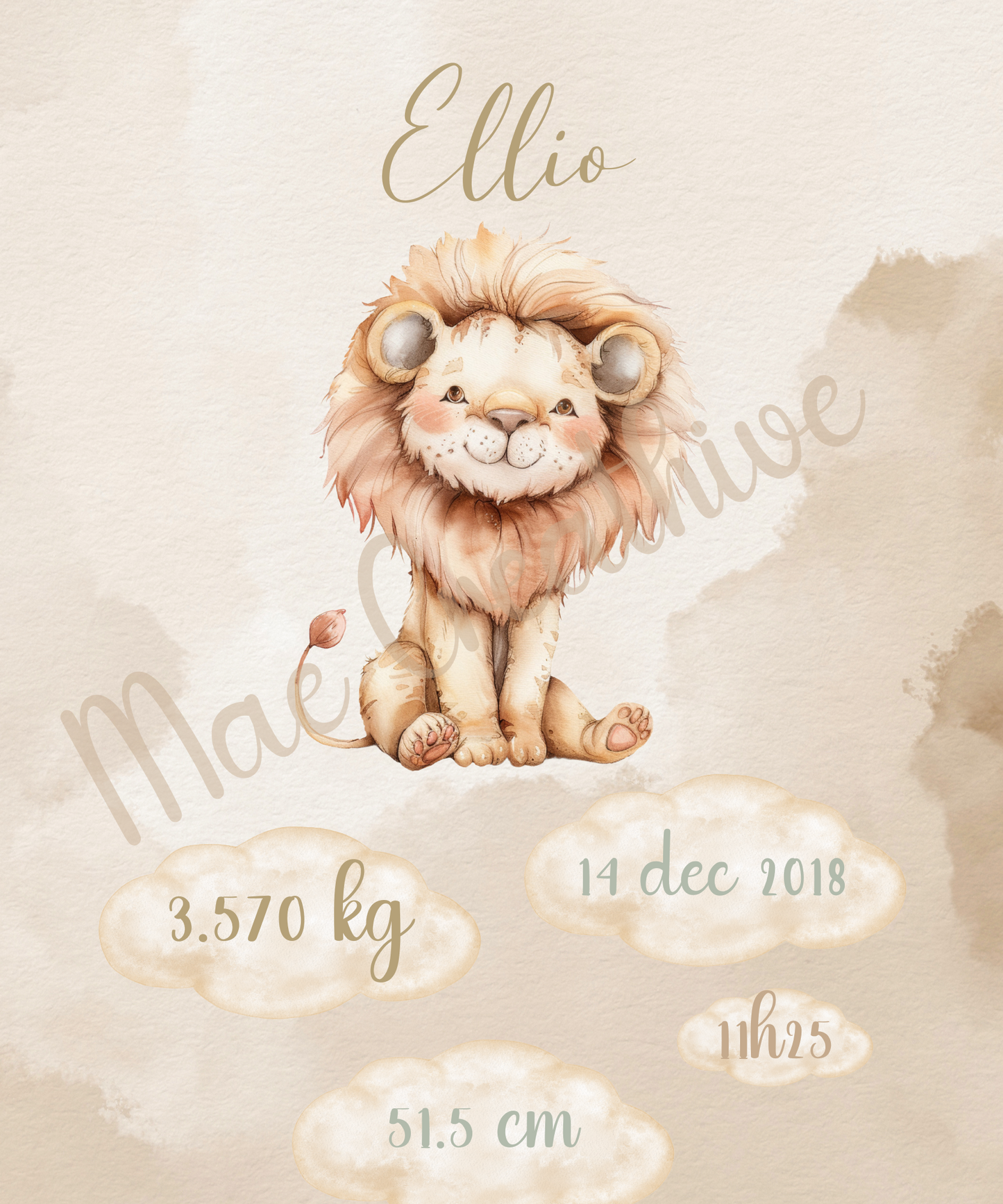 Affiche Animaux A4